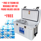 Classic Hardcore Ice Box 75L White *PREORDER FOR JULY DISPATCH *FREE 12 REUSABLE DRY ICE PACKS VALUES $59.95