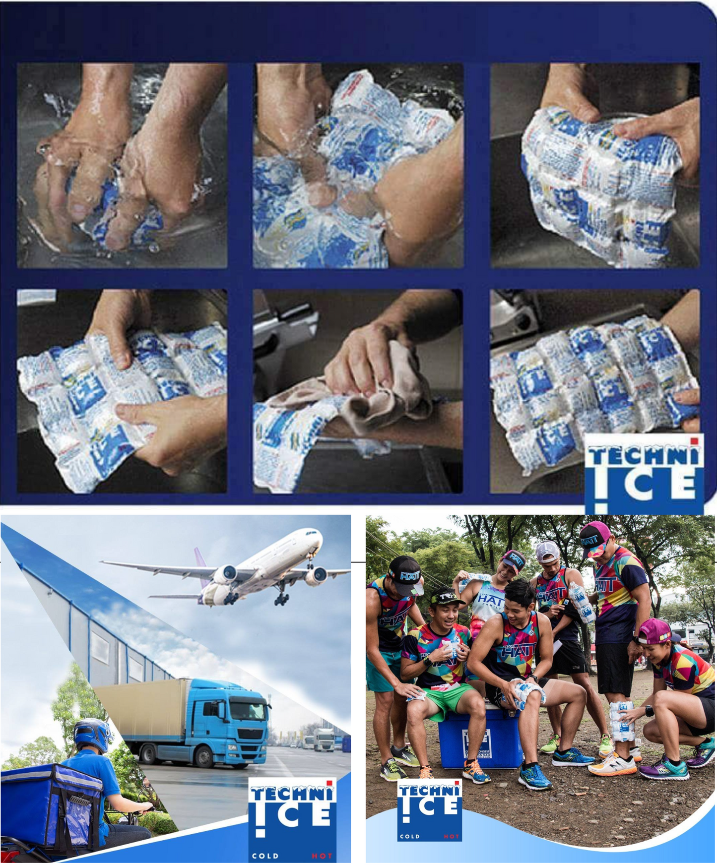 Trial Package: 3x Reusable Ice packs + 3x Disposable Ice packs