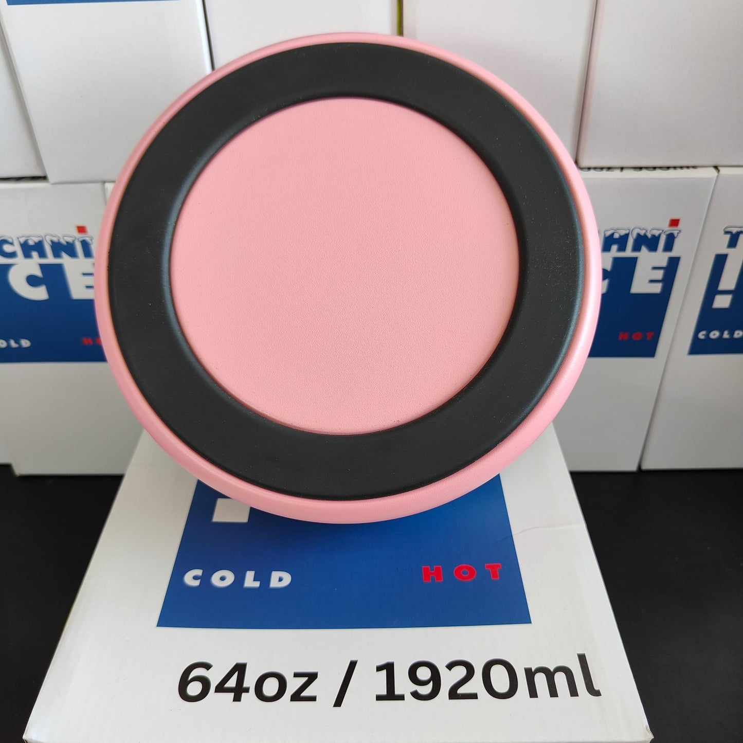 Techni Ice 1920ml (64 oz.) Dog Bowl Pink Stainless Steel 6 Years Warranty *Fresh stock just arrived
