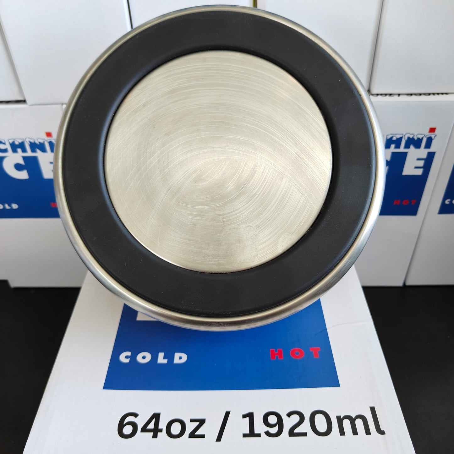 Techni Ice 1920ml (64 oz.) Dog Bowl Stainless Steel 6 Years Warranty *fresh stock just arrived