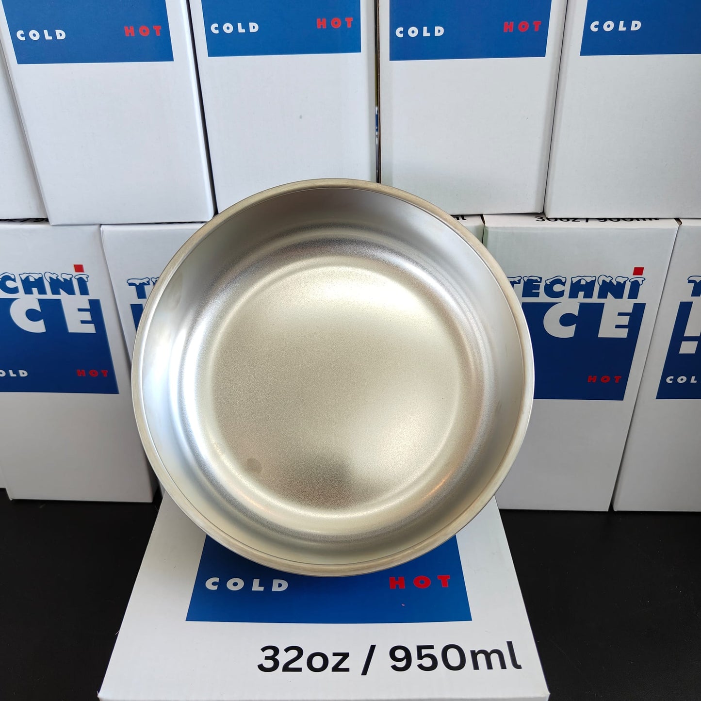 Techni Ice 950ml (32 oz.) Dog Bowl Emerald Stainless Steel 6 Years Warranty *FRESH STOCK JUST ARRIVED