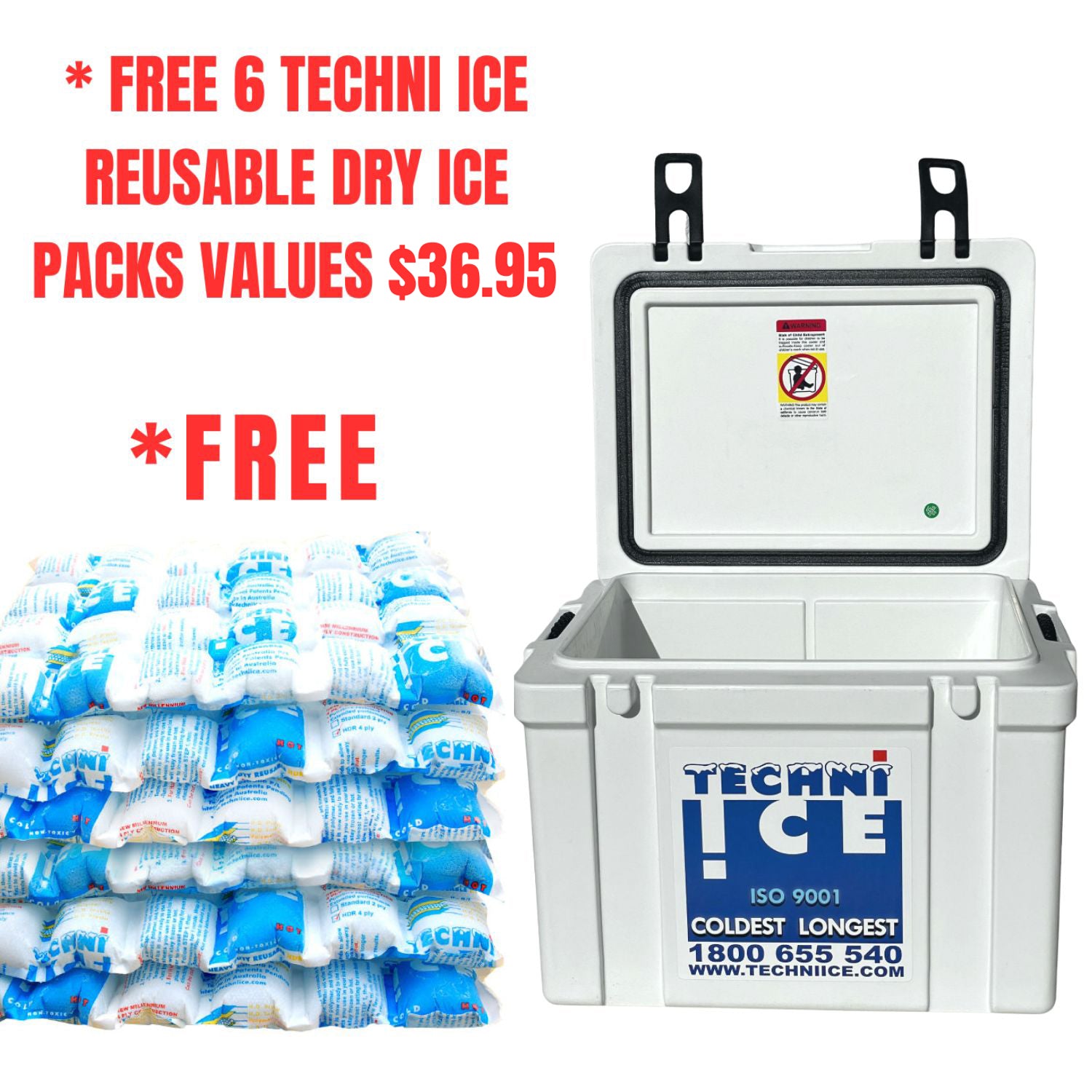 iccchi☆ Techni Ice Classic Hybrid 25L White