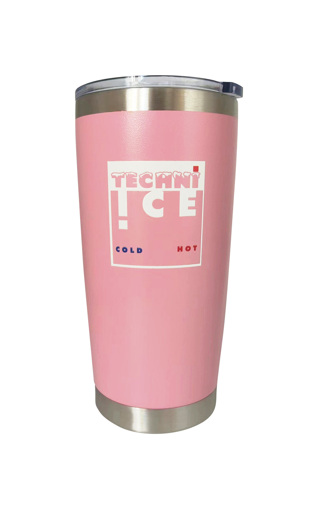 Techni Ice 600ml (20 oz.) Tumbler Pink Stainless Steel 6 Years Warranty + 3 Techni Ice Reusable Dry Ice Packs *FRESH STOCK JUST ARRIVED