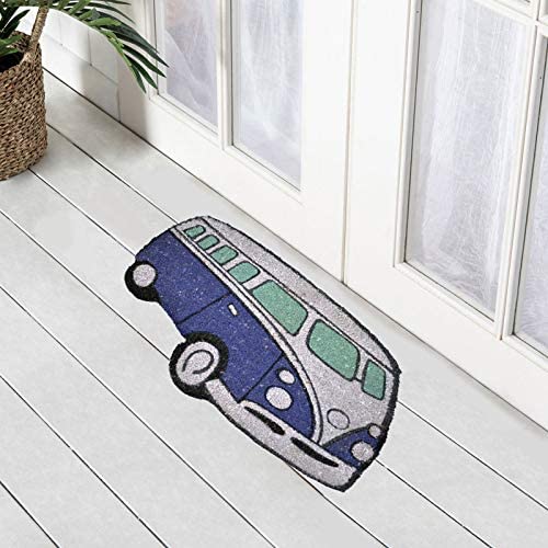 Blue Kombi PVC Coir Doormat