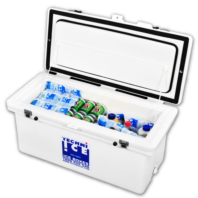 Techniice Classic Ice box 70L White Long *FREE 12 REUSABLE DRY ICE PACKS VALUES $59.95 *PRE-ORDER NOW FOR NOVEMBER DISPATCH