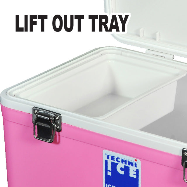 Compact Series Ice Box 28L White Pink *PREORDER NOW FOR FRESH STOCKS ARRIVING IN MAY