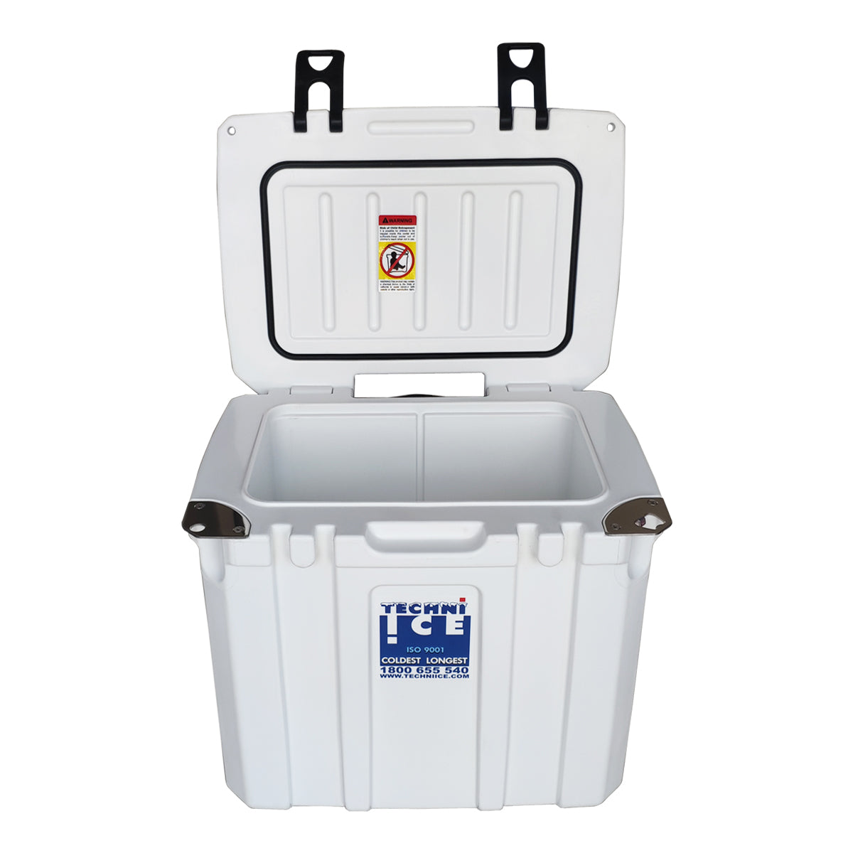 Techni Ice Signature Hybrid Premium Ice Box 35L White with Wheels & Telescopic Travel Handle *FREE 6 REUSABLE DRY ICE PACKS VALUES $32.95 * PRE-ORDER FOR MID TO END MAY DISPATCH