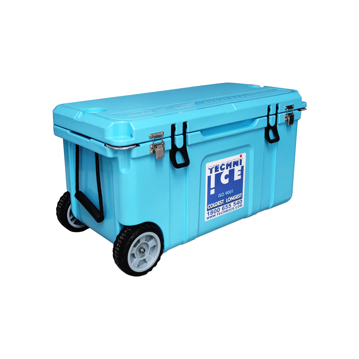 Techni Ice Signature Hardcore Icebox 75L Light Blue Wheels *FREE 12 REUSABLE DRY ICE PACKS VALUES $59.95 *FRESH STOCKS JUST ARRIVED