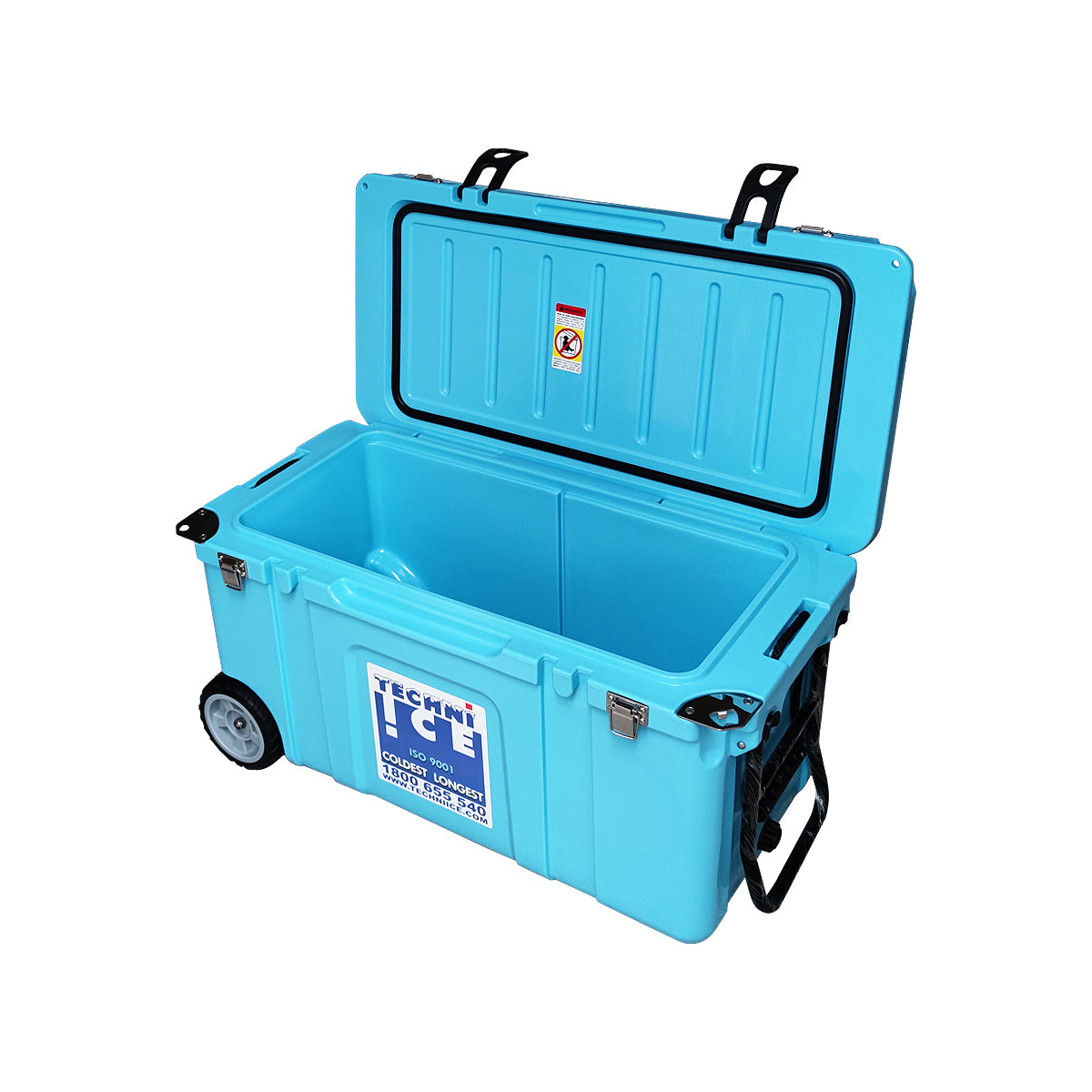 Techni Ice Signature Hardcore Icebox 75L Light Blue Wheels *Fresh Stock Just Arrived *FREE 12 REUSABLE DRY ICE PACKS VALUES $59.95
