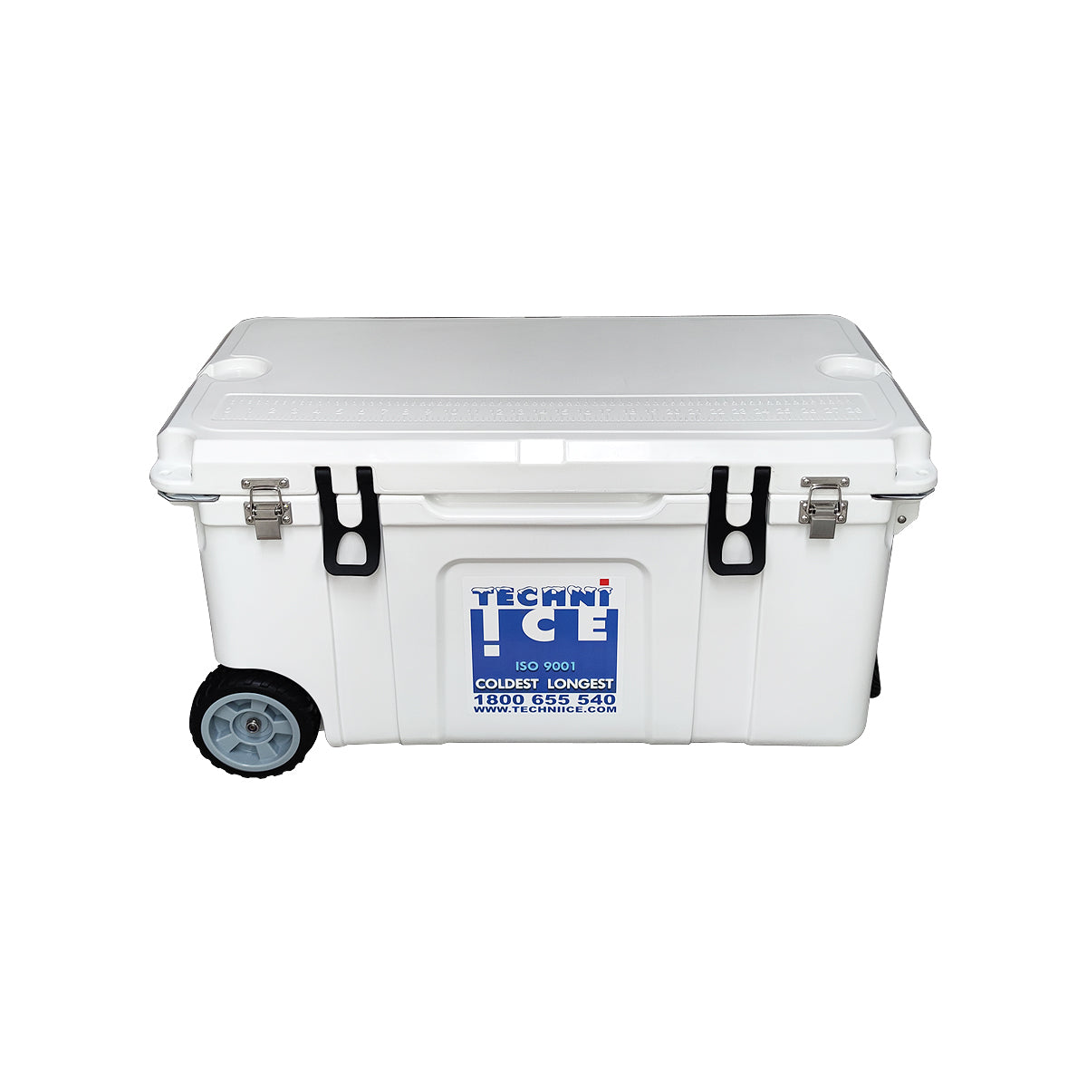 Techni Ice Signature Hardcore Icebox 75L White with Wheels *Fresh Stock Just Arrived *FREE 12 REUSABLE DRY ICE PACKS VALUES $59.95