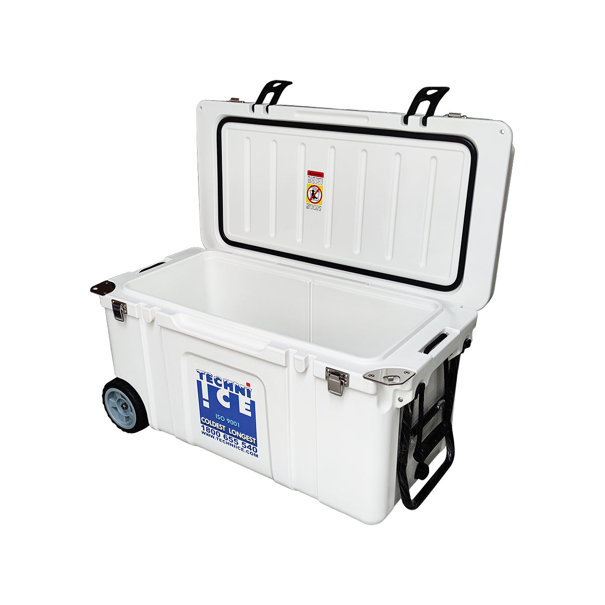 Techni Ice Signature Hardcore Icebox 75L White with Wheels *FREE 12 REUSABLE DRY ICE PACKS VALUES $59.95 *FRESH STOCKS JUST ARRIVED