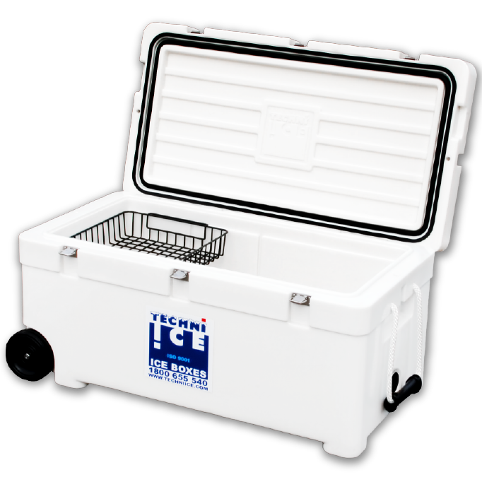 Techni Ice Signature Series 105L with Wheels Free Heavy Duty Wire Basket* FRESH STOCK JUST ARRIVED