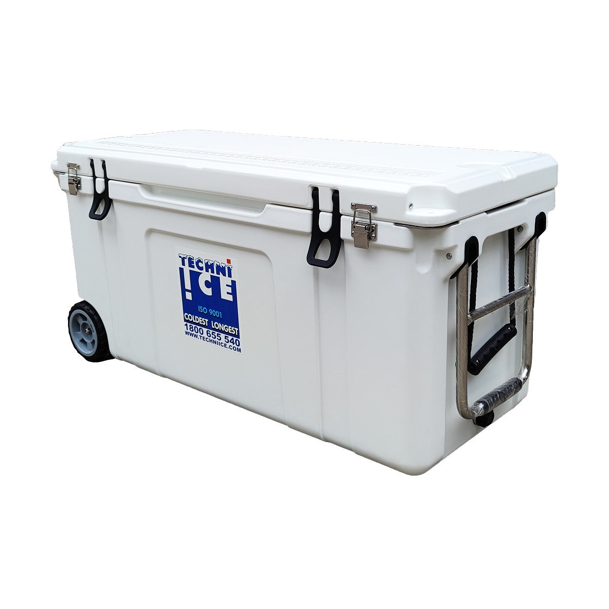 Techni Ice Signature Hardcore Ice box 120L White Wheels *FREE 12 REUSABLE DRY ICE PACKS VALUES $59.95 *FRESH STOCKS JUST ARRIVED