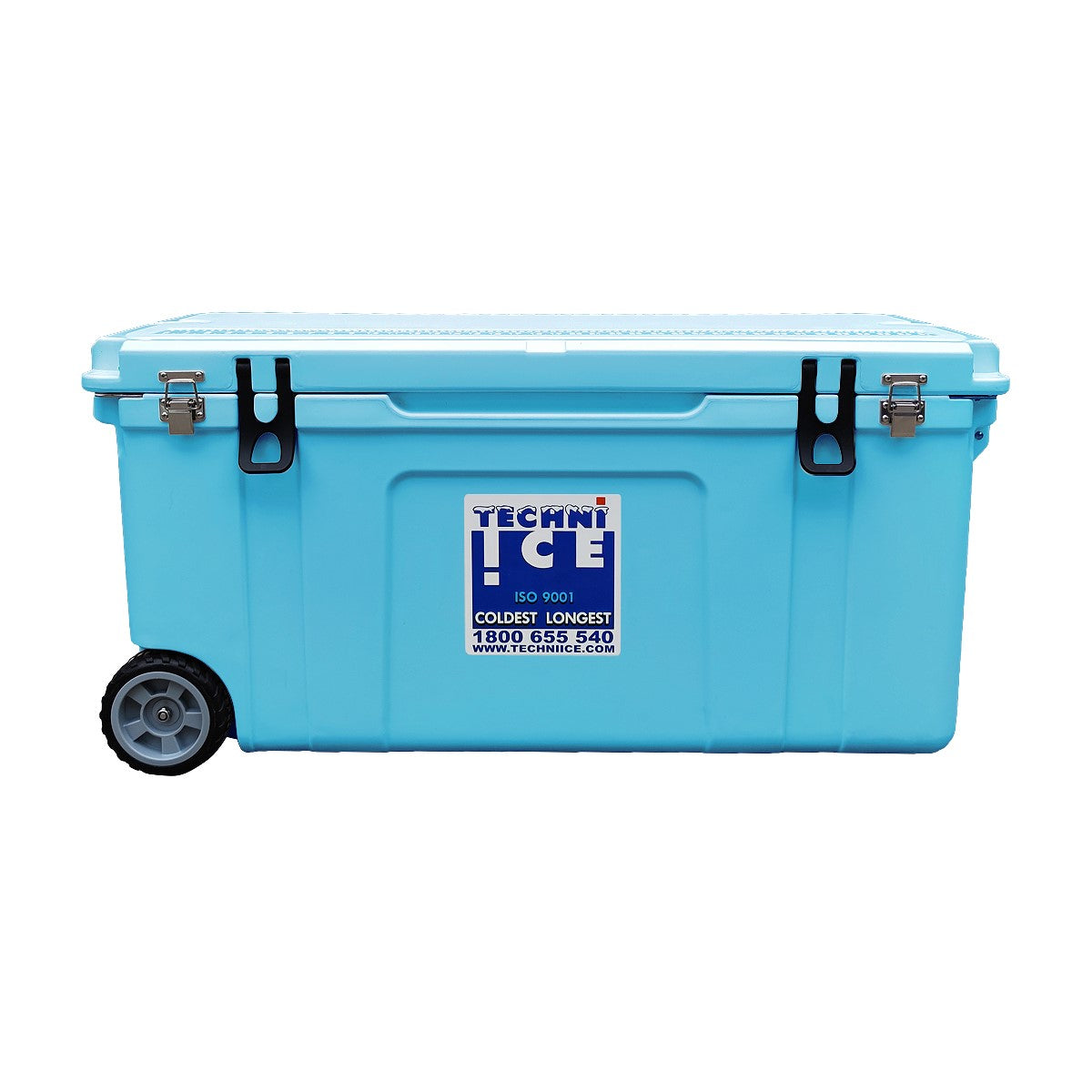 Techni Ice Signature Hardcore Ice box 120L Light Blue Wheels *FREE 12 REUSABLE DRY ICE PACKS VALUES $59.95 *FRESH STOCKS JUST ARRIVED