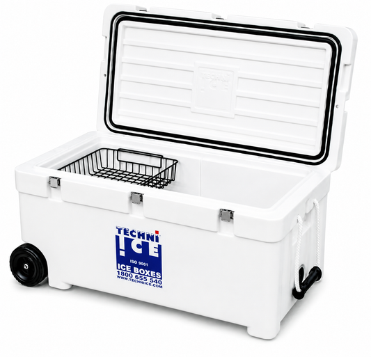 Techni Ice Signature Series 105L with Wheels Free Heavy Duty Wire Basket* PRE-ORDER NOW FOR SEPTEMBER DISPATCH