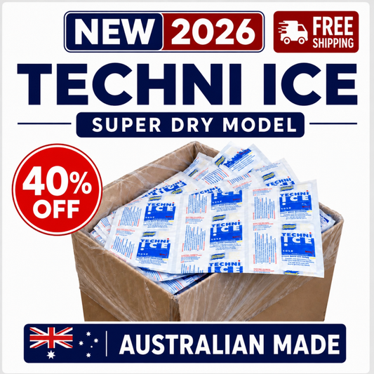 250 (1 Carton) Techni Ice Heavy Duty Reusable Dry Ice packs *40% OFF SALE ON NOW