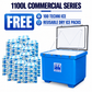 Techni Ice Commercial 1100L *FREE 100 REUSABLE DRY ICE PACKS VALUES $450 *FRESH STOCK JUST ARRIVED