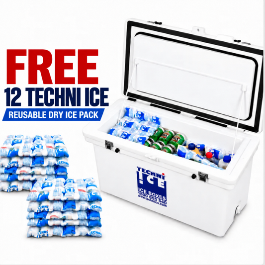 Classic Ice box 70L White Long *FREE 12 REUSABLE DRY ICE PACKS VALUES $66* PRE-ORDER NOW FOR OCTOBER DISPATCH