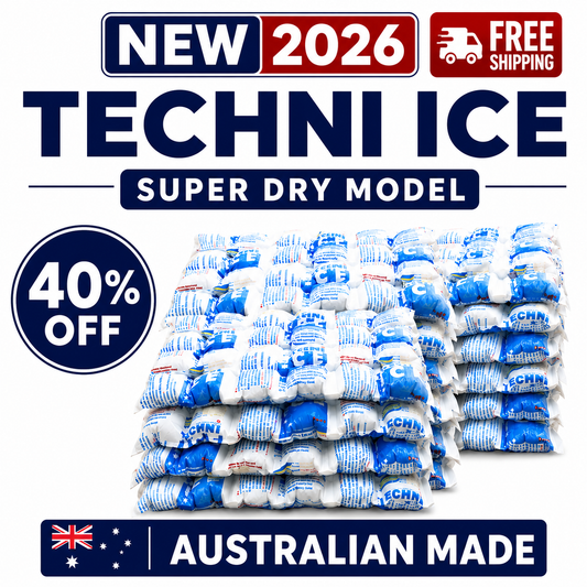 20 Techni Ice Heavy Duty Reusable Dry Ice packs *40% OFF SALE ON NOW