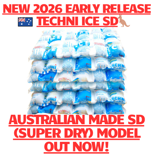 6 Techni Ice Heavy Duty Reusable Dry Ice packs