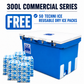 Techni Ice Commercial 300L *FREE 50 REUSABLE DRY ICE PACKS VALUES $240 * PRE-ORDER NOW FOR SEPTEMBER DISPATCH