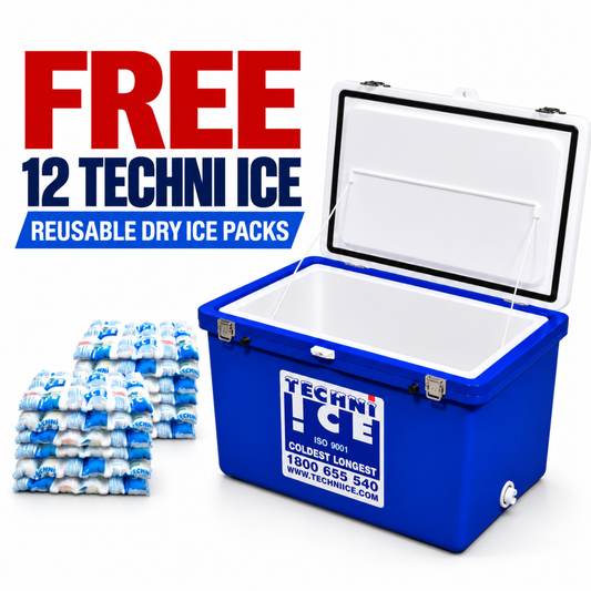 Classic Ice box 120L White Blue *FREE 12 REUSABLE DRY ICE PACKS VALUES $66* PRE-ORDER NOW FOR OCTOBER DISPATCH