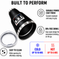 Techni Ice 1200ml (40 oz.) Adventure Tumbler Coal Black +3 Free Techni Ice Reusable Dry Ice Packs