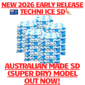 100 Techni Ice Heavy Duty Reusable Dry Ice packs *40% OFF SALE ON NOW