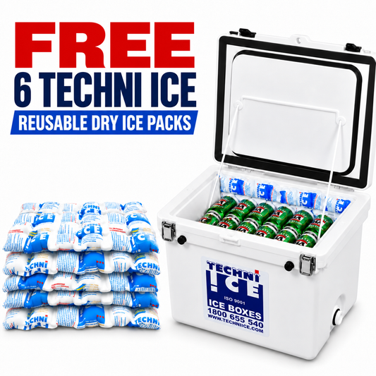 Classic Ice box 40L White *FREE 6 REUSABLE DRY ICE PACKS VALUES $37* PRE-ORDER NOW FOR OCTOBER DISPATCH