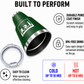 Techni Ice 1200ml (40 oz.) Adventure Tumbler  Outback Green+3 Free Techni Ice Reusable Dry Ice Packs