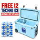 Signature Hardcore Ice box 120L Light Blue Wheels *FREE 12 REUSABLE DRY ICE PACKS VALUES $66* PRE-ORDER NOW FOR OCTOBER DISPATCH