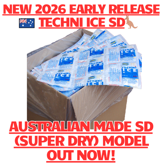 250 (1 Carton) Techni Ice Heavy Duty Reusable Dry Ice packs *40% OFF SALE ON NOW