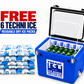 Classic Ice box 40L White Blue *FREE 6 REUSABLE DRY ICE PACKS VALUES $37* PRE-ORDER NOW FOR OCTOBER DISPATCH