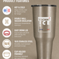 Techni Ice 1200ml (40 oz.) Adventure Tumbler Stainless Steel+3 Free Techni Ice Reusable Dry Ice Packs