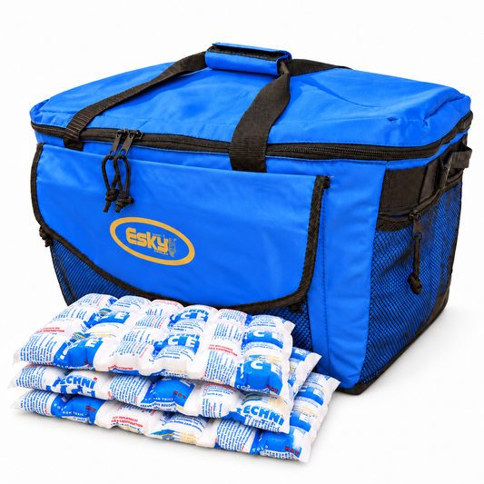 ESKY™ 30L Collapsible Soft Cooler *FREE 3 REUSABLE DRY ICE PACKS VALUES $25