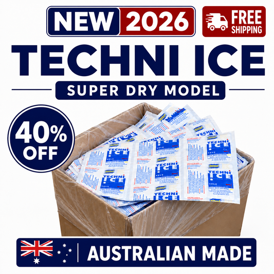 250 (1 Carton) Techni Ice Heavy Duty Reusable Dry Ice packs *40% OFF SALE ON NOW