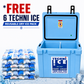 Techniice Classic Hybrid Ice box 25L Light Blue *FREE 6 REUSABLE DRY ICE PACKS VALUES $37 * PRE-ORDER NOW FOR SEPTEMBER DISPATCH