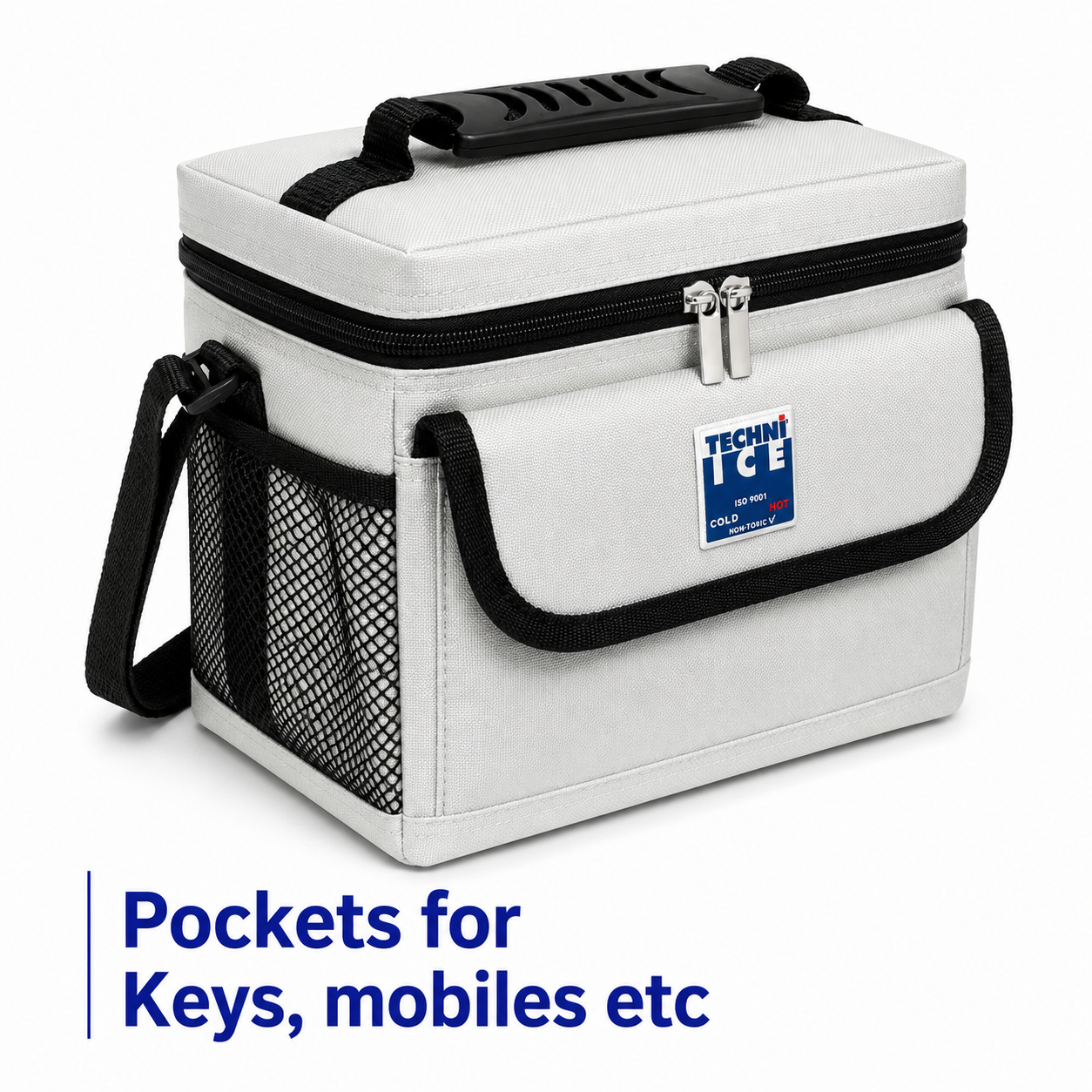 Techni Ice High Performance Cooler Bag 5L Grey *FREE 3 REUSABLE DRY ICE PACKS VALUES $25* PRE-ORDER NOW FOR SEPTEMBER DISPATCH