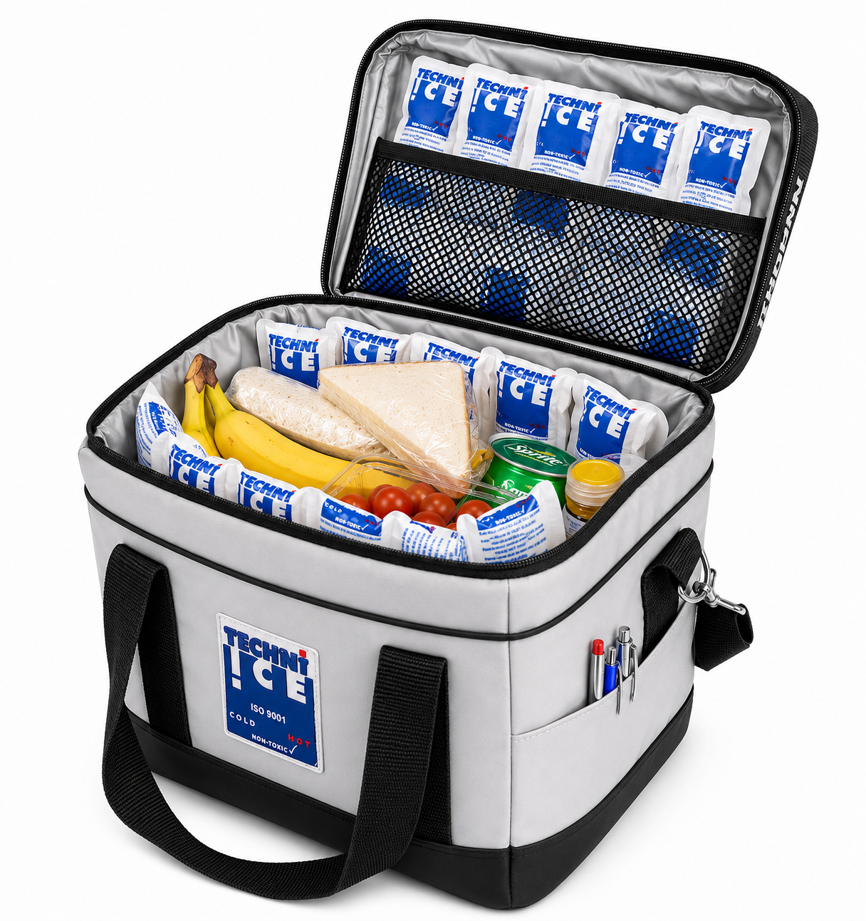 23L Techni Ice High Performance Cooler Bag Grey *FREE 3 REUSABLE DRY ICE PACKS VALUES $25* PRE-ORDER NOW FOR SEPTEMBER DISPATCH