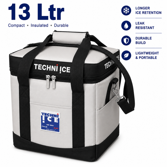 13L Techni Ice High Performance Cooler Bag Grey *PRE-ORDER NOW FOR AUGUST DISPATCH