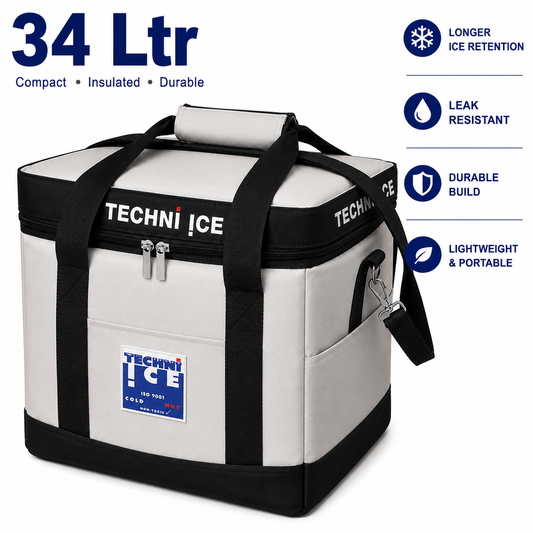 34L Techni Ice High Performance Cooler Bag Grey *PRE-ORDER NOW FOR AUGUST DISPATCH