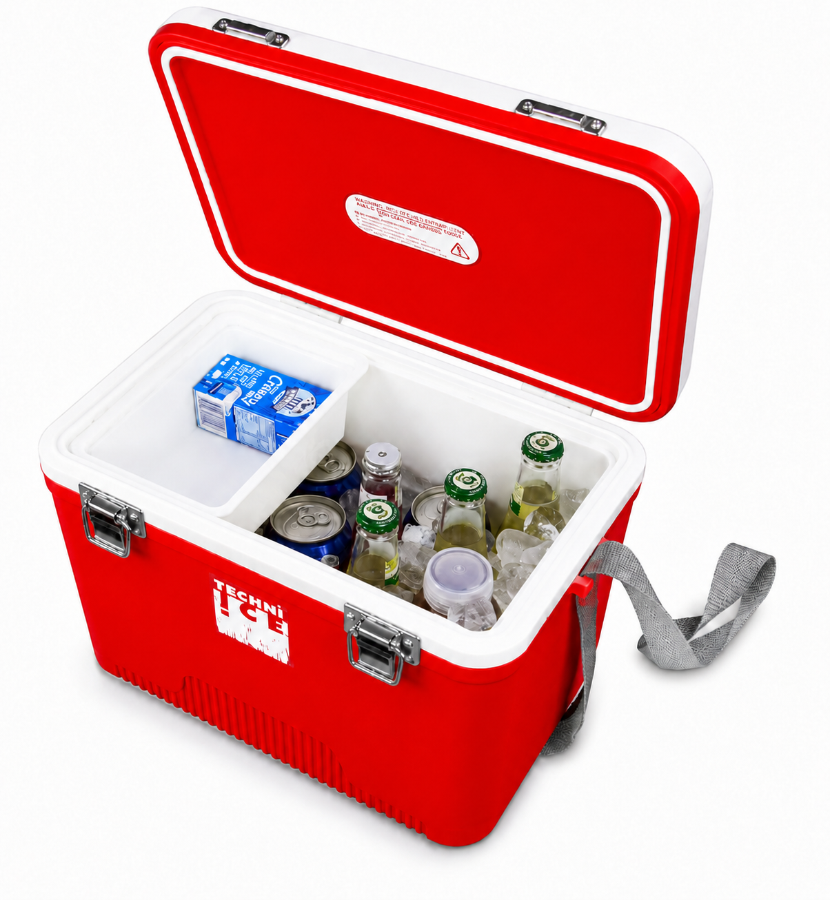 Compact Series Ice Box 12L White Red *FREE 3 REUSABLE DRY ICE PACKS VALUES $25 *PRE-ORDER NOW FOR AUGUST DISPATCH