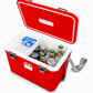 Compact Series Ice Box 28L White Red *FREE 3 REUSABLE DRY ICE PACKS VALUES $25 *PRE-ORDER NOW FOR AUGUST DISPATCH