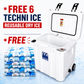 Techni Ice Signature Hybrid Premium Ice Box 35L White with Wheels & Telescopic Travel Handle *FREE 6 REUSABLE DRY ICE PACKS VALUES $37* PRE-ORDER NOW FOR SEPTEMBER DISPATCH