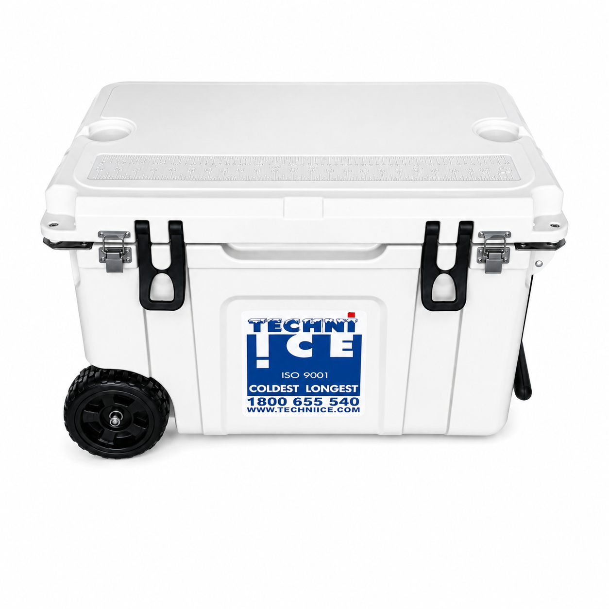 Techni Ice Signature Hardcore Icebox 75L White with Wheels *FREE 12 REUSABLE DRY ICE PACKS VALUES $66 * PRE-ORDER NOW FOR SEPTEMBER DISPATCH