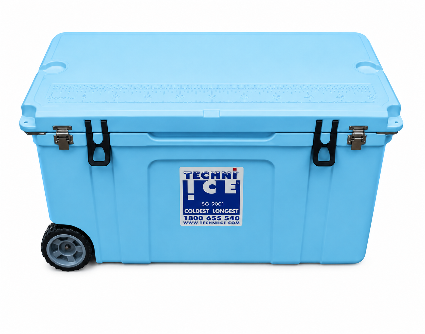 Techni Ice Signature Hardcore Ice box 120L Light Blue Wheels *FREE 12 REUSABLE DRY ICE PACKS VALUES $66* PRE-ORDER NOW FOR SEPTEMBER DISPATCH