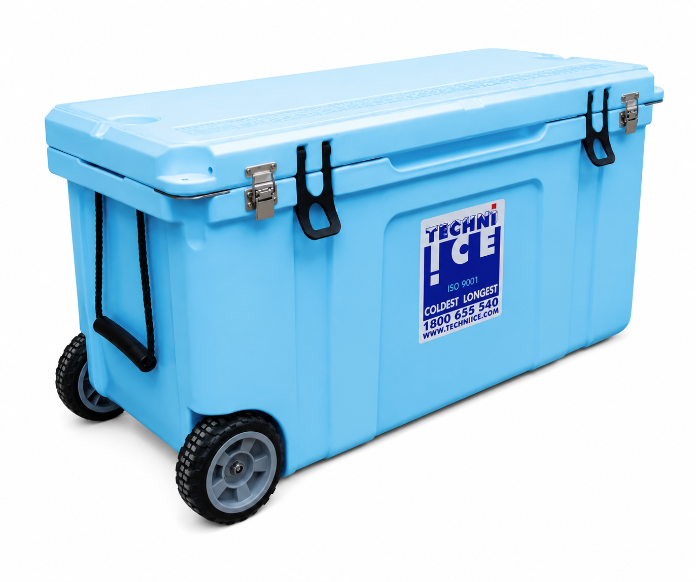 Techni Ice Signature Hardcore Premium Ice Box 55L Light Blue with Wheels * PRE-ORDER NOW FOR SEPTEMBER DISPATCH