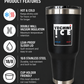 Techni Ice 900ml (30 oz.) Travel Tumbler Coal Black+3 Free Techni Ice Reusable Dry Ice Packs