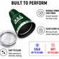 Techni Ice 900ml (30 oz.) Travel Tumbler  Outback Green+3 Free Techni Ice Reusable Dry Ice Packs