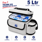 Techni Ice High Performance Cooler Bag 5L Grey *FREE 3 REUSABLE DRY ICE PACKS VALUES $25* PRE-ORDER NOW FOR SEPTEMBER DISPATCH